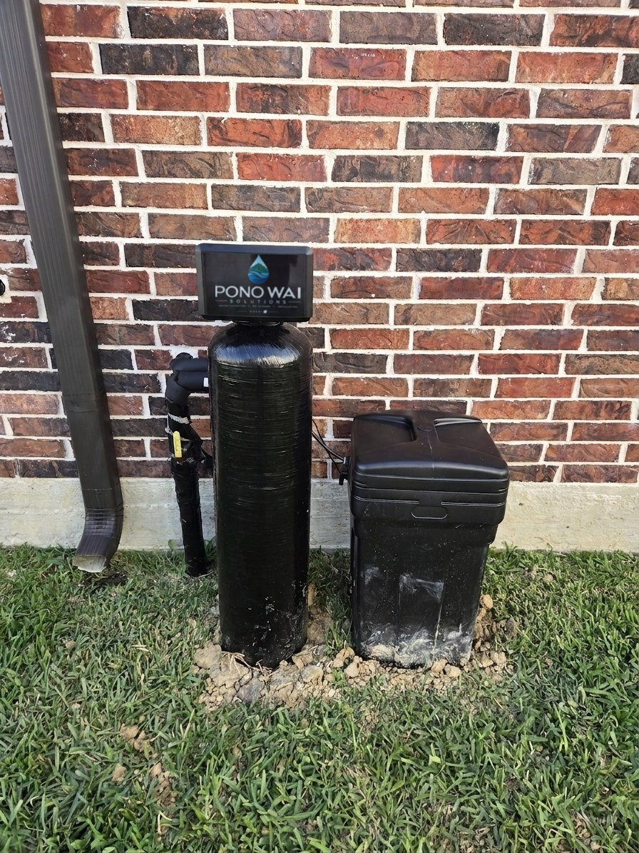 Water treatment system installation, example 2