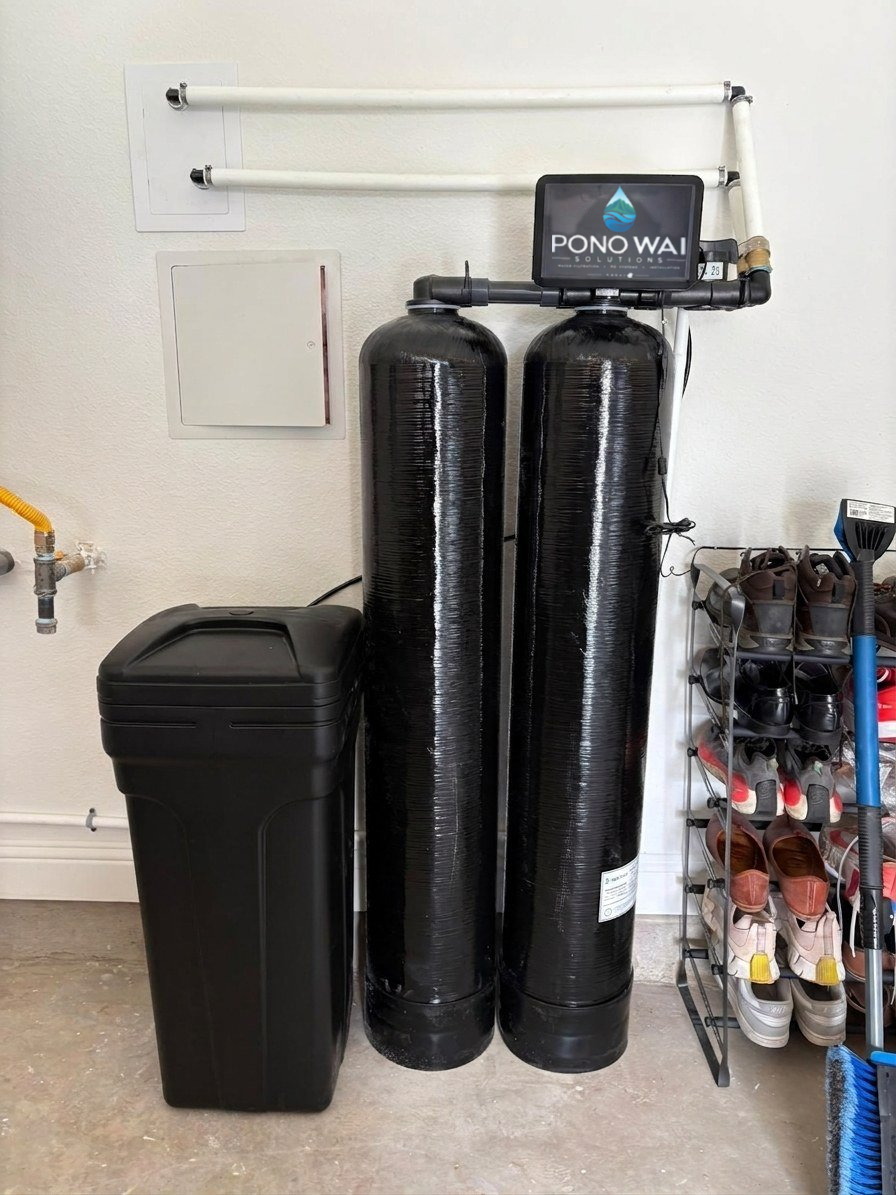 Water treatment system installation, example 3