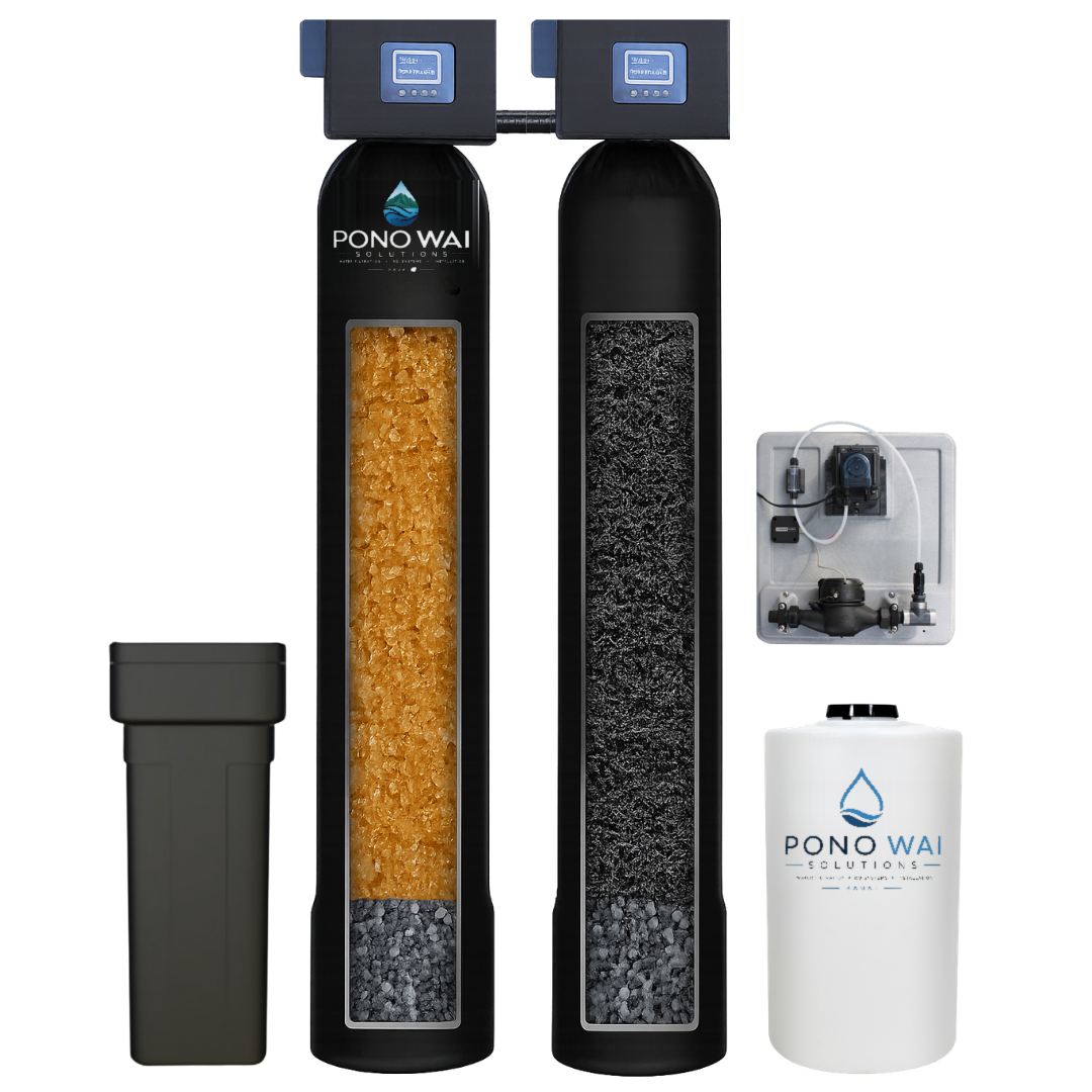 Home Iron and Sulfur Removal System installed by Pono Wai Solutions